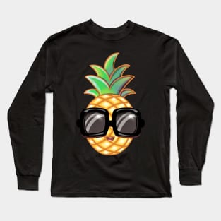 Kawaii Kool Pineapple Long Sleeve T-Shirt